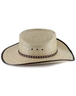 Cody James® Men's Brown Trimmed Straw Hat -Cody James 099P15 19 D1