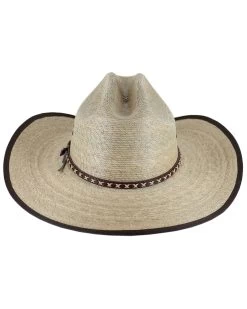 Cody James® Men's Brown Trimmed Straw Hat -Cody James 099P15 19 P2