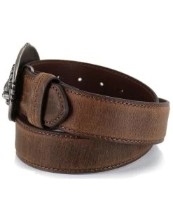 Cody James Men's Patriotic Eagle Leather Belt
