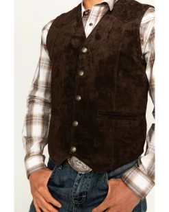 Cody James Men's Wild Boar Suede Vest -Cody James 2000215916 200 D1