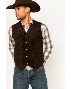 Cody James Men's Wild Boar Suede Vest -Cody James 2000215916 200 P1