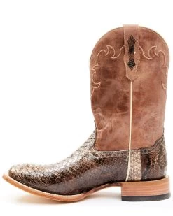 Cody James Men's Exotic Python Western Boots - Broad Square Toe -Cody James 2000276397 936 P3