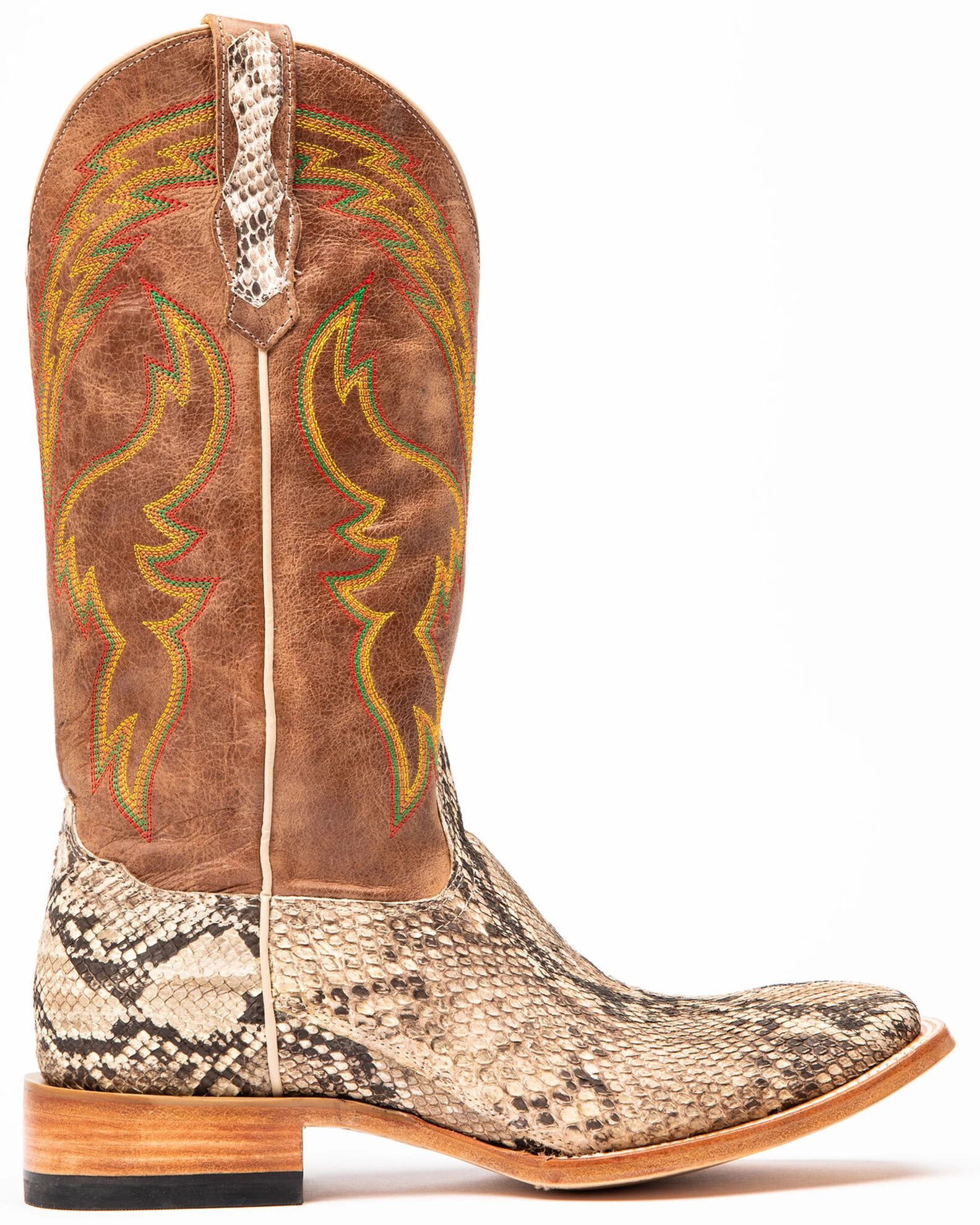 Cody James Men's Python Western Boots - Broad Square Toe 4 Cody James Men's Python Western Boots - Broad Square Toe - Image 2