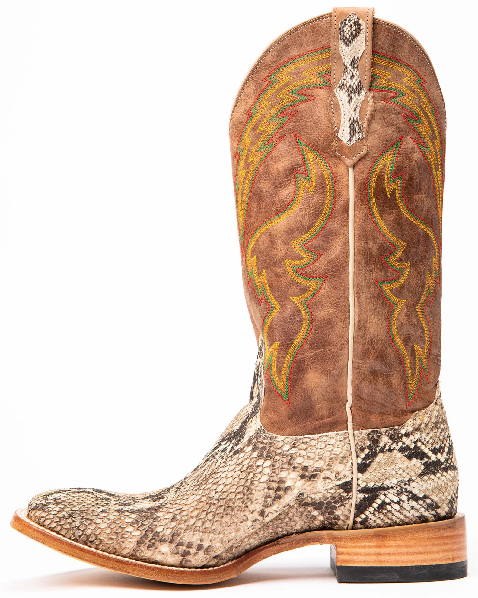 Cody James Men's Python Western Boots - Broad Square Toe 5 Cody James Men's Python Western Boots - Broad Square Toe - Image 3