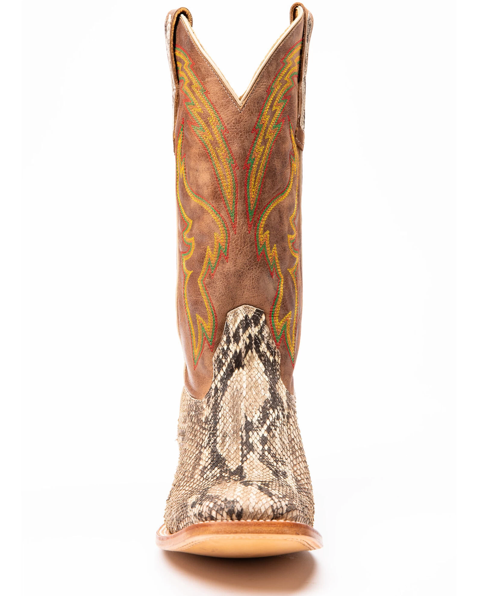 Cody James Men's Python Western Boots - Broad Square Toe 6 Cody James Men's Python Western Boots - Broad Square Toe - Image 4