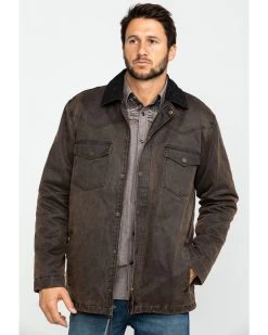 Cody James Men's Westward Oilskin Field Coat 13 Cody James Men's Westward Oilskin Field Coat -Cody James 2000282513 200 P1