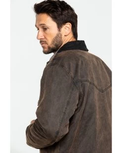 Cody James Men's Westward Oilskin Field Coat 11 Cody James Men's Westward Oilskin Field Coat -Cody James 2000282513 200 P5