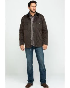 Cody James Men's Westward Oilskin Field Coat - Tall -Cody James 2000282515 200 P6