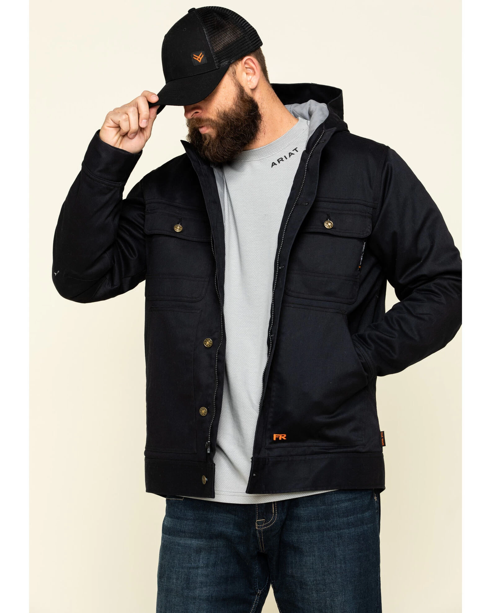 Cody James Men's FR Hooded Duck Work Jacket 8 Cody James Men's FR Hooded Duck Work Jacket - Image 6