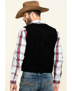Cody James Men's Angus Suede Vest -Cody James 2000291052 001 P2