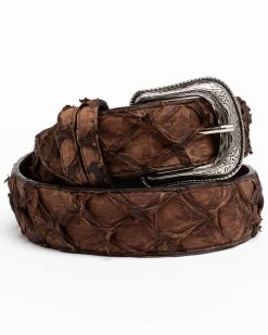 Cody James Men's Brown Pirarucu Exotic Belt -Cody James 2000291696 200 P1