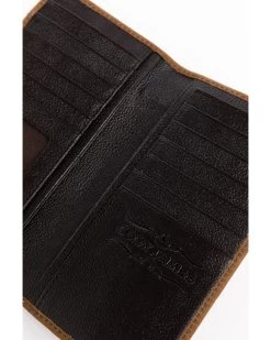 Cody James Men's Hair On Praying Cowboy Leather Checkbook Wallet -Cody James 2000292325 200 P4