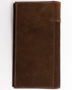 Cody James Men's Boot Stitch Long Horn Leather Checkbook Wallet -Cody James 2000292326 280 P2