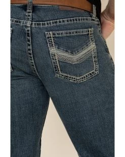 Cody James Core Men's High Roller Top Tier Medium Wash Stretch Slim Bootcut Jeans -Cody James 2000312860 400 P4