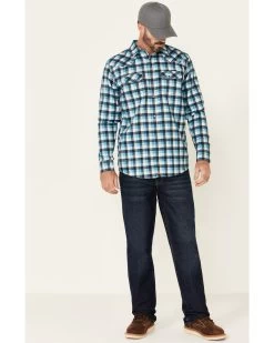 Cody James Men's FR Plaid Print Long Sleeve Work Shirt  -Cody James 2000325699 442 P2