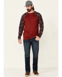 Cody James Men's FR Chili Long Sleeve Work Raglan T-Shirt