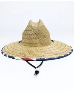 Cody James Men's USA Strong Lifeguard Straw Sun Hat  -Cody James 2000338987 942 P3