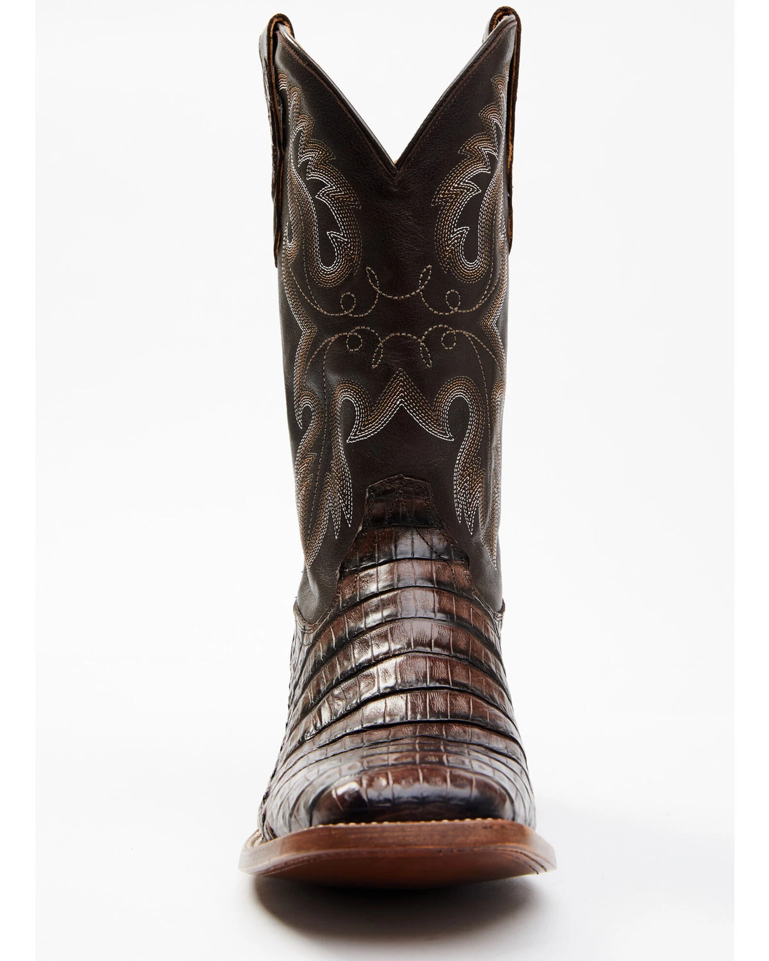 Cody James Men's Exotic Caiman Tail Skin Western Boots - Broad Square Toe 9 Cody James Men's Exotic Caiman Tail Skin Western Boots - Broad Square Toe - Image 7