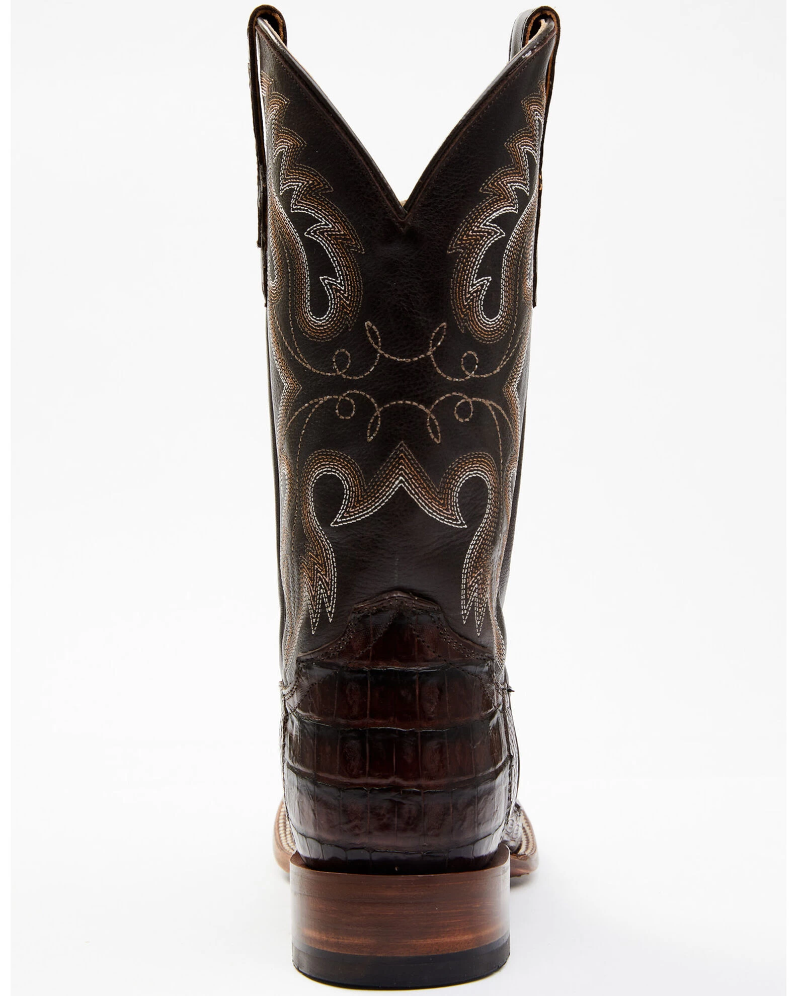 Cody James Men's Exotic Caiman Tail Skin Western Boots - Broad Square Toe 7 Cody James Men's Exotic Caiman Tail Skin Western Boots - Broad Square Toe - Image 5