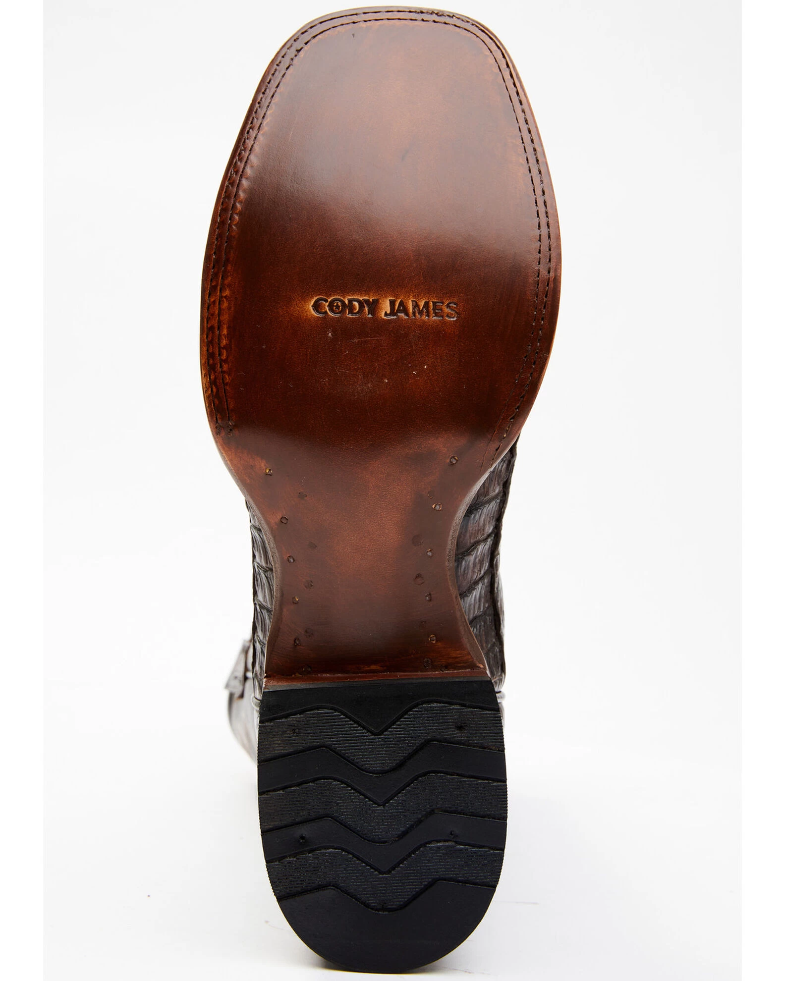 Cody James Men's Exotic Caiman Tail Skin Western Boots - Broad Square Toe 8 Cody James Men's Exotic Caiman Tail Skin Western Boots - Broad Square Toe - Image 6
