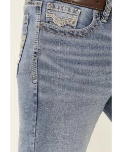 Cody James Men's Mustang Light Wash Stretch Slim Straight Jeans -Cody James 2000341540 400 P3
