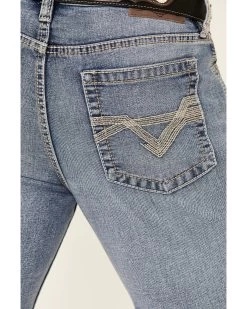 Cody James Men's Mustang Light Wash Stretch Slim Straight Jeans -Cody James 2000341540 400 P4