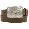 Cody James Men's Scalloped Longhorn Western Belt -Cody James 2000342370 200 P1