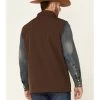 Cody James Core Men's Bonded Wrightwood Zip-Front Softshell Vest - Big & Tall