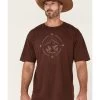 Cody James Men's Desert Compass Graphic Short Sleeve T-Shirt  -Cody James 2000347474 640 P1