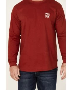 Cody James Men's FR Bossa Nova Graphic Long Sleeve Work T-Shirt  -Cody James 2000349514 420 P3