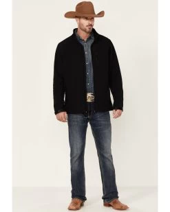 Cody James Core Men's American Embroidered Sleeve Zip-Front Steamboat Jacket -Cody James 2000350755 001 P2