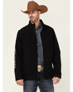 Cody James Core Men's Serape Logo Sleeve Zip-Front Steamboat Jacket -Cody James 2000350758 001 P1