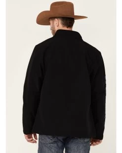 Cody James Core Men's Royal Embroidered Logo Sleeve Zip-Front Steamboat Jacket -Cody James 2000350760 001 P4