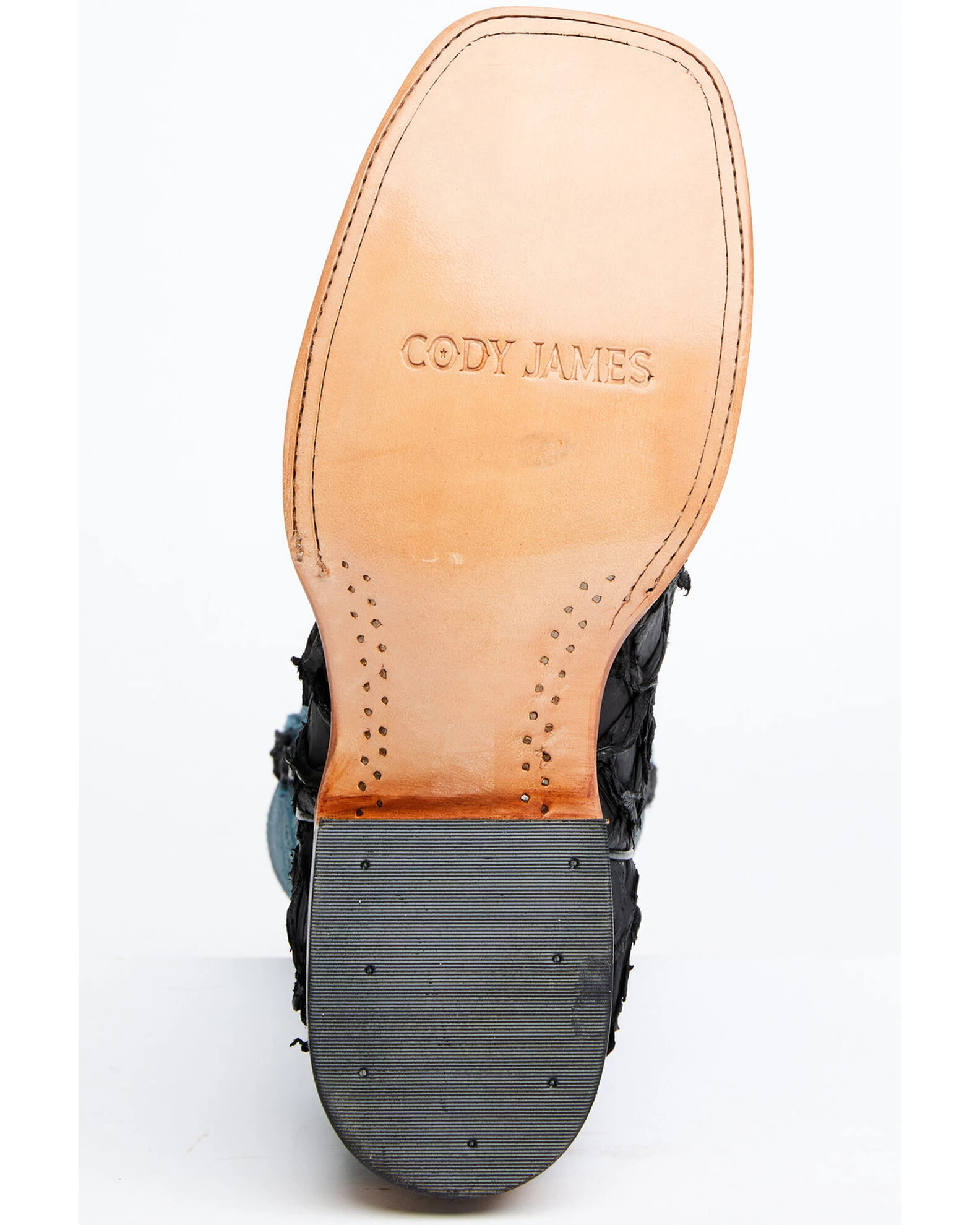 Cody James Men's Pirarucu Soul Western Exotic Boot - Broad Square Toe 9 Cody James Men's Pirarucu Soul Western Exotic Boot - Broad Square Toe - Image 7