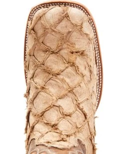 Cody James Men's Exotic Pirarucu Western Boots - Broad Square Toe  -Cody James 2000351584 280 P6