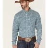 Cody James Core Men's Workforce Floral Print Long Sleeve Button-Down Western Shirt 2 Cody James Core Men's Workforce Floral Print Long Sleeve Button-Down Western Shirt -Cody James 2000351664 941 P1
