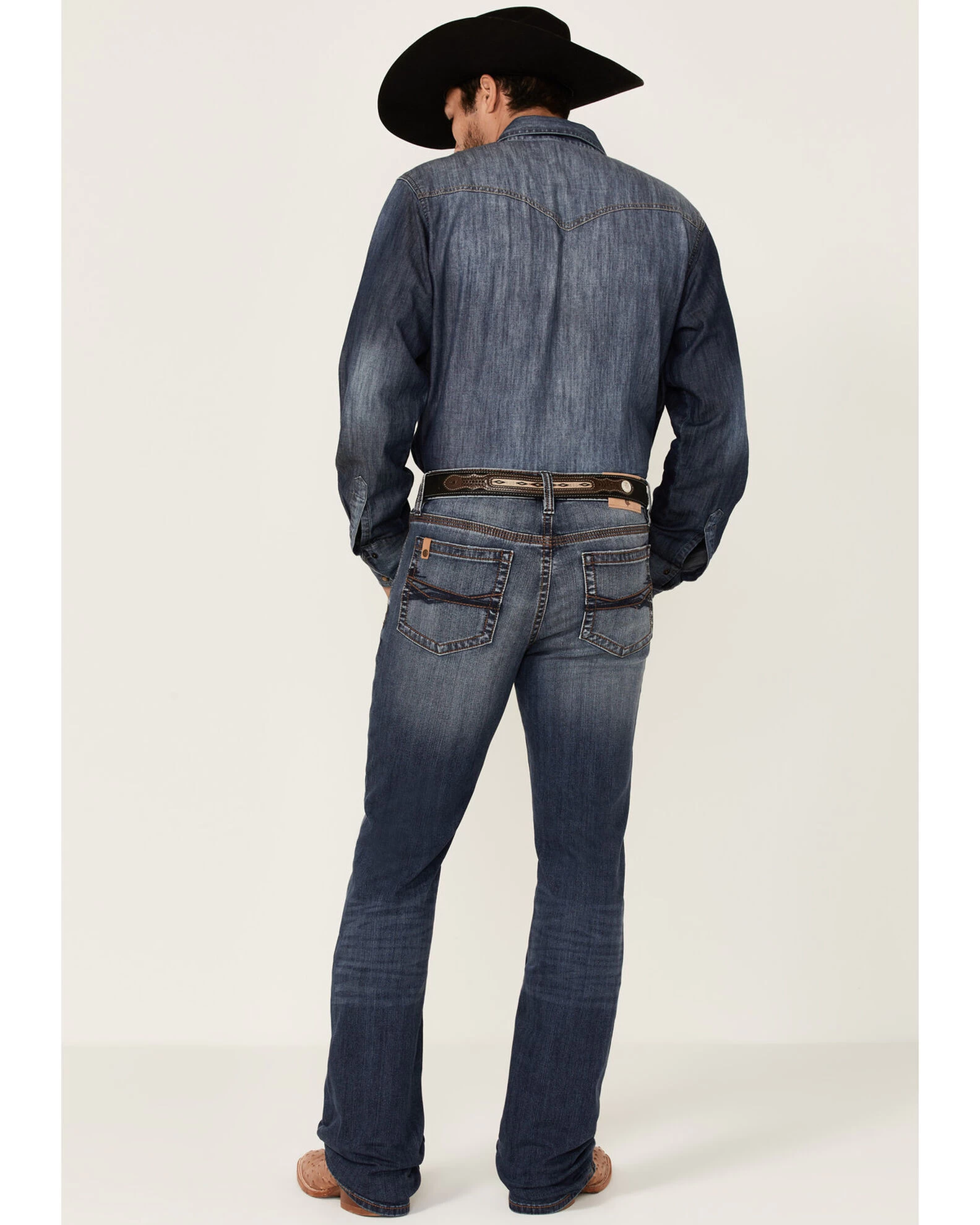 Cody James Core Men's Yuma Medium Wash Stretch Performance Slim Bootcut Jeans 4 Cody James Core Men's Yuma Medium Wash Stretch Performance Slim Bootcut Jeans - Image 2