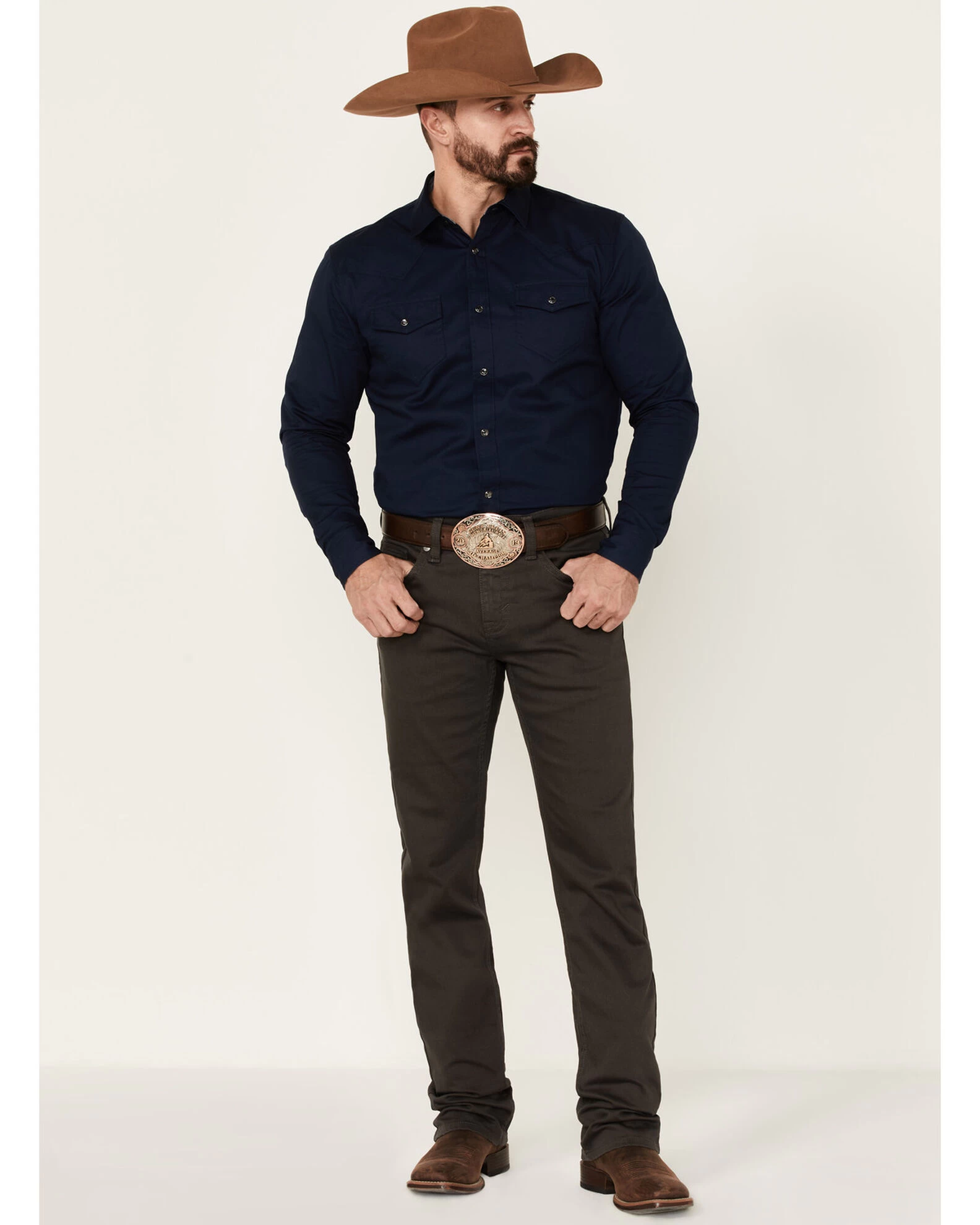 Cody James Men's Appaloosa Gray Wash Stretch Slim Straight Jeans 4 Cody James Men's Appaloosa Gray Wash Stretch Slim Straight Jeans - Image 2