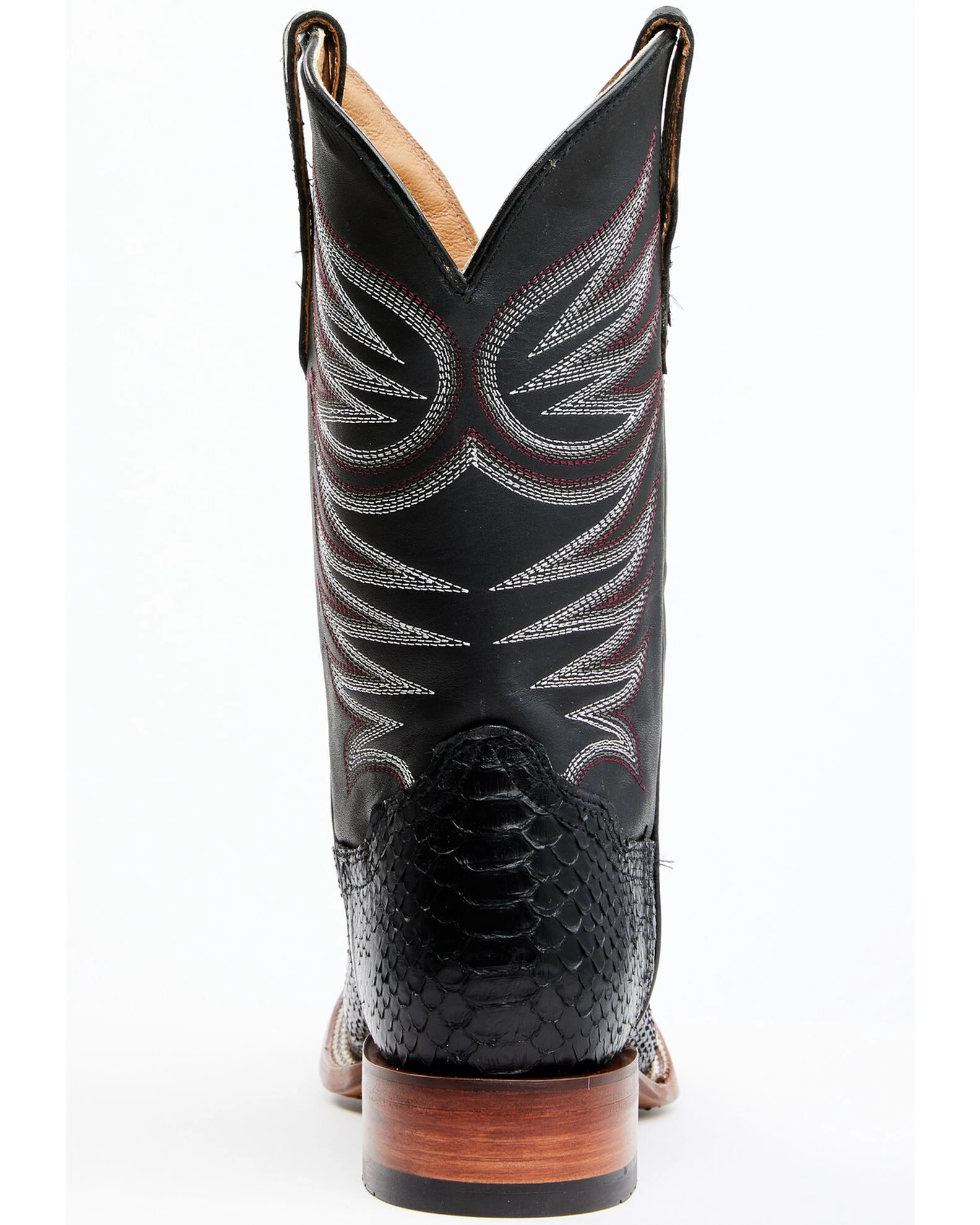 Cody James Men's Matte Python Exotic Western Boots - Broad Square Toe 7 Cody James Men's Matte Python Exotic Western Boots - Broad Square Toe - Image 5