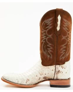 Cody James Men's Bone Python Exotic Western Boot - Broad Square Toe -Cody James 2000356761 200 P3