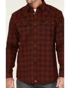 Cody James Men's FR Plaid Print Long Sleeve Snap Work Shirt  -Cody James 2000357955 601 P3