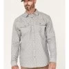 Cody James Men's FR Spaced Diamond Print Long Sleeve Snap Work Shirt  -Cody James 2000357959 020 P1