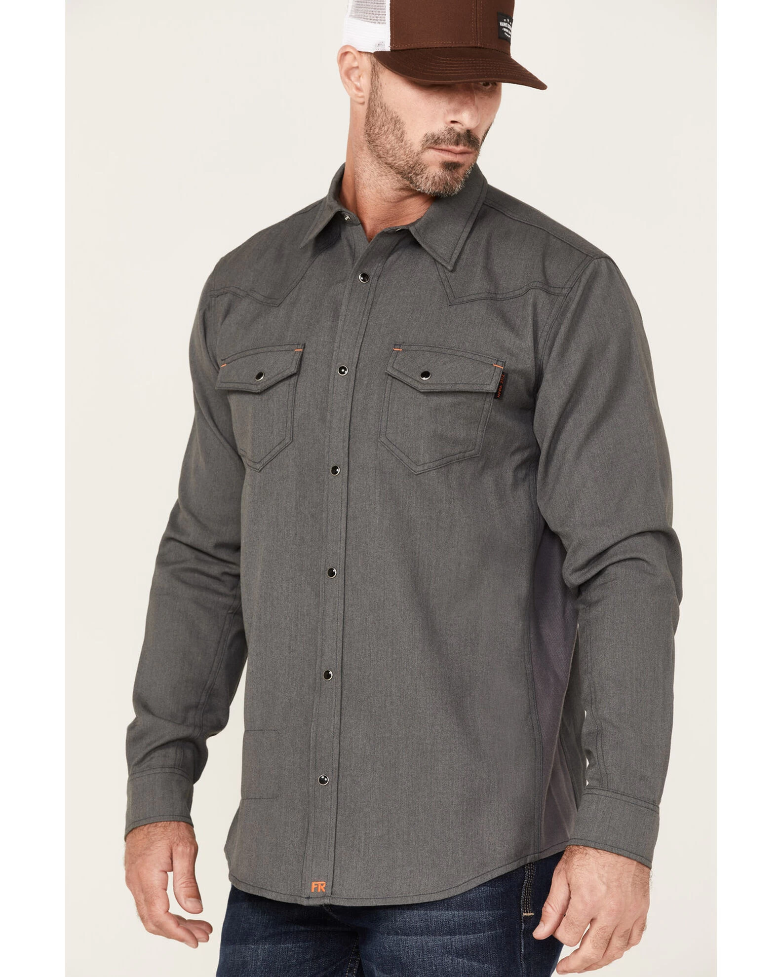 Cody James Men's FR Vented Long Sleeve Button-Down Work Shirt 4 Cody James Men's FR Vented Long Sleeve Button-Down Work Shirt - Image 2
