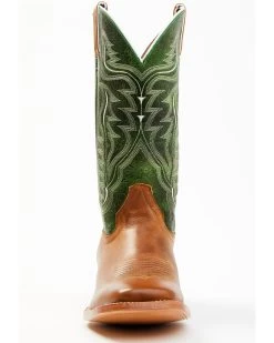 Cody James Men's Peridot Green Leather Western Boots - Broad Square Toe  -Cody James 2000358811 300 P4
