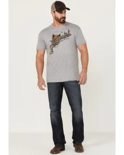 Cody James Men's Gun Scene Graphic Charcoal T-Shirt  -Cody James 2000359053 020 P2