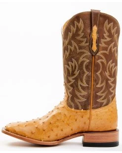 Cody James Men's Full-Quill Ostrich Exotic Western Boots - Broad Square Toe -Cody James 2000359773 200 P3 1