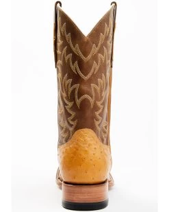 Cody James Men's Full-Quill Ostrich Exotic Western Boots - Broad Square Toe  -Cody James 2000359773 200 P5