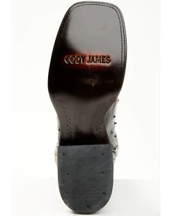 Cody James Men's Saddle Black Full-Quill Ostrich Exotic Western Boots - Broad Square Toe -Cody James 2000359778 001 P7 1