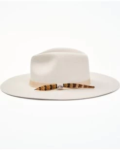 Cody James Men's 3X Silver Belly 9 Line Band Pinch Wool Felt Western Hat  -Cody James 2000360409 115 P3
