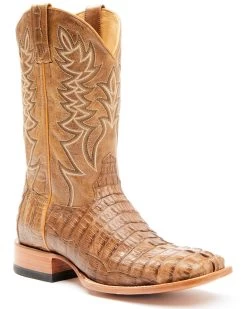 Cody James Men's Exotic Caiman Tail Western Boots - Broad Square Toe 